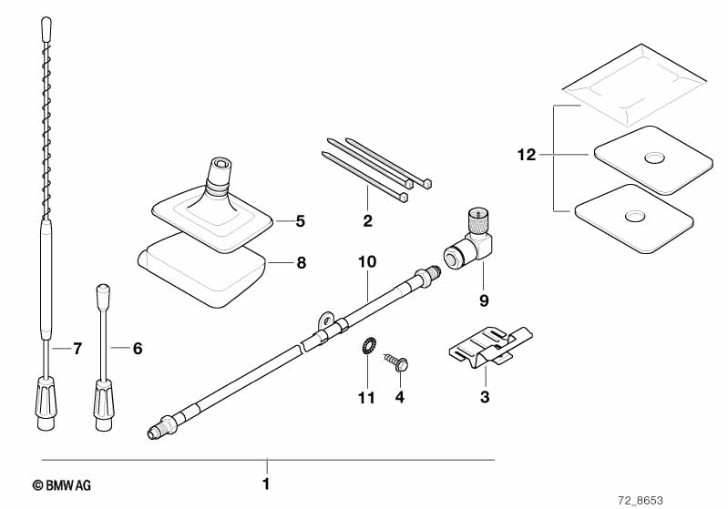 Extra set raamantenne