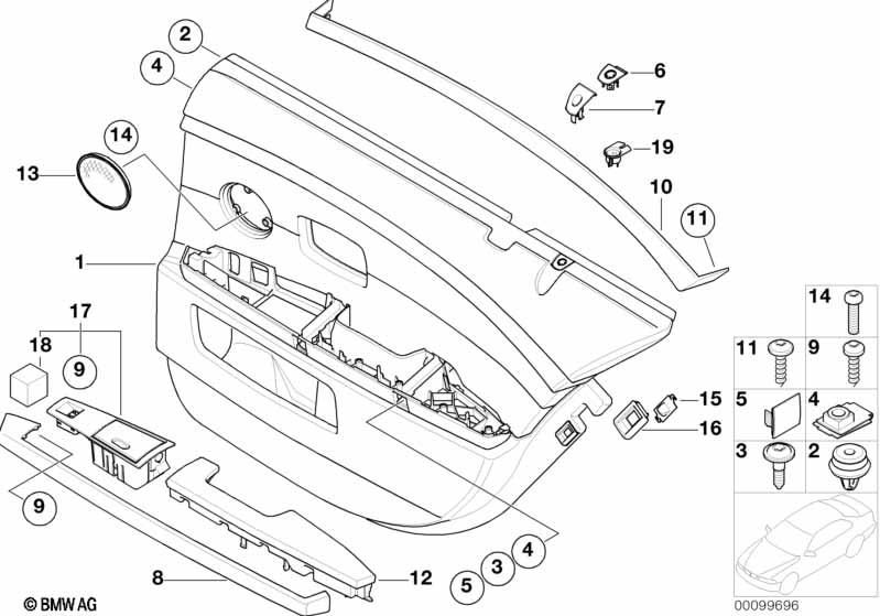 Portierbekleding, achter