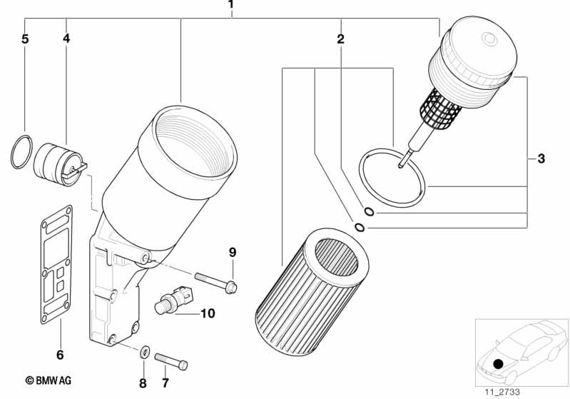 Olievoorziening-Oliefilter