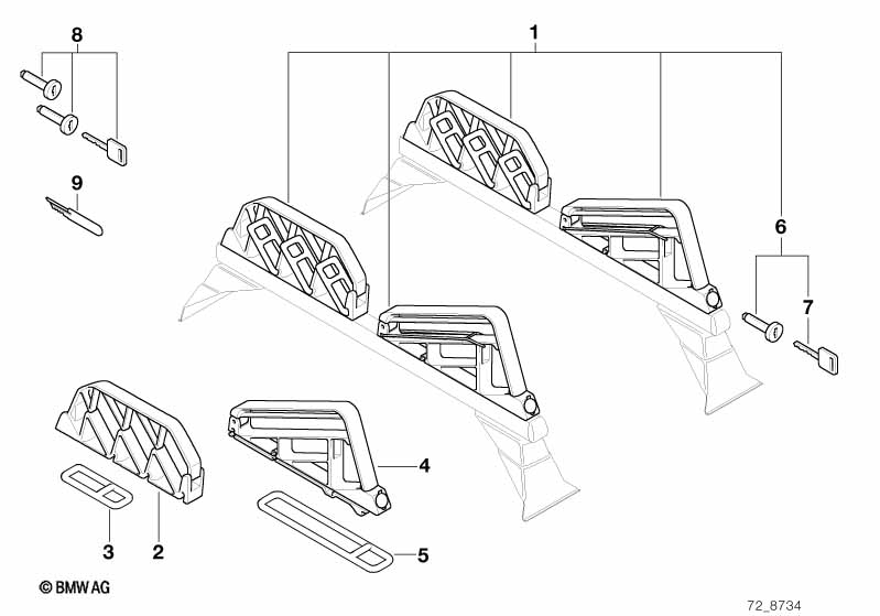 Ski/snowboard set