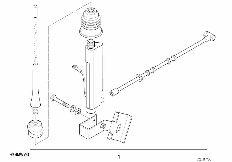 Korte staafantenne